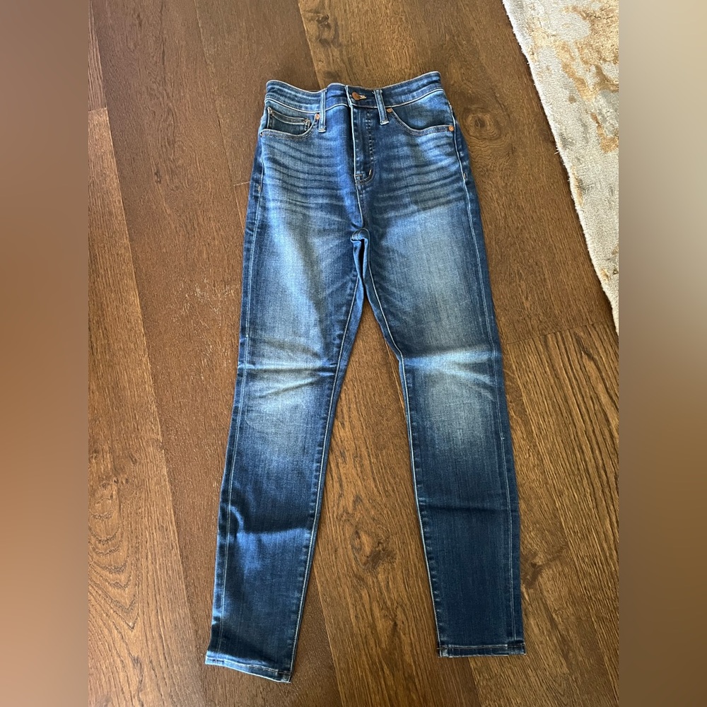 Madewell curvy high rise skinny jeans